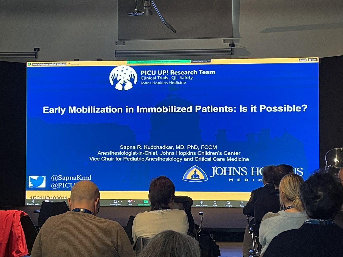 LaCampo4's tweet photo. Great honour to have the fabulous @SapnaKmd speaking (virtually) at the italian picu-net #TipNet annual meeting in Milano! #PedsICU #Sarnepi #Illnessdoesntmeanstillness https://t.co/Nuzf4m6gBS