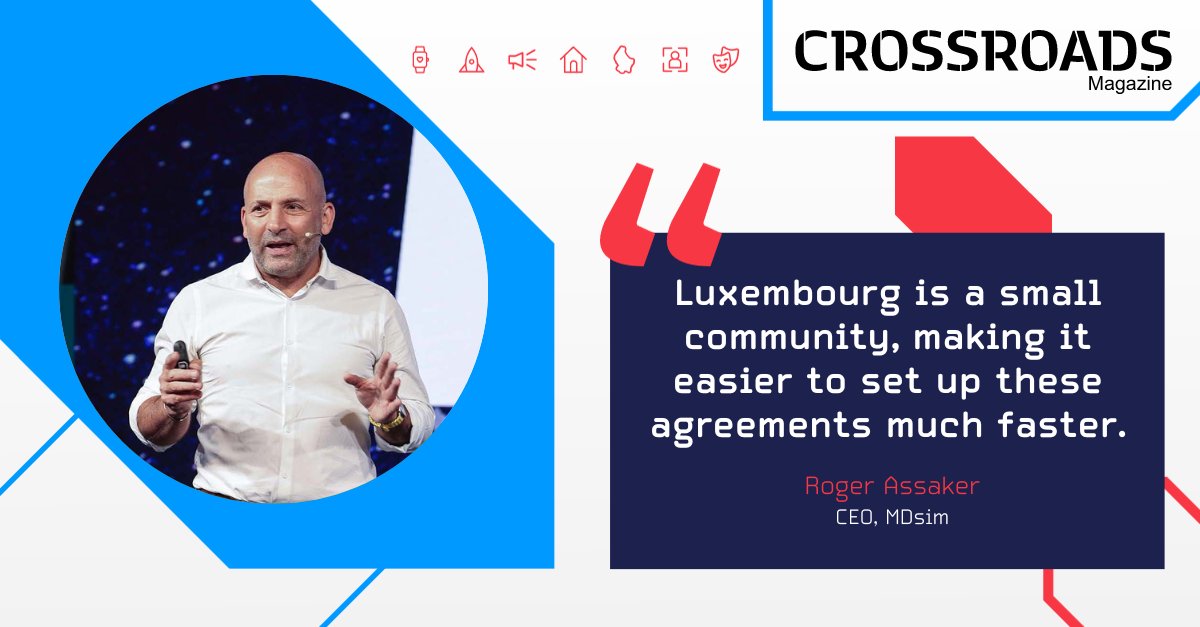 #CrossroadsMagazine: Digital twins in healthcare “The advantage of #Luxembourg is that it is accessible. You can identify very fast who can help you and there’s a lot of them.” - MDsim CEO Roger Assaker. Explore in-depth analysis within🔗 fcld.ly/mg5ea63