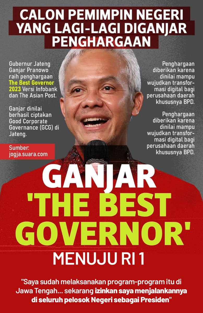 DynHarun_'s tweet photo. Bersama-sama, kita berkomitmen untuk mendukung Ganjar Mahfud sebagai pemimpin yang berintegritas.

#GanjarMahfud2024 #GanjarMahfudM3nang #GanjarPresidenRakyat #GPMMD3 #JumatBerkah Ganjar Pranowo - Hanya Ganjar-mahfud https://t.co/AVDgzLpEGy