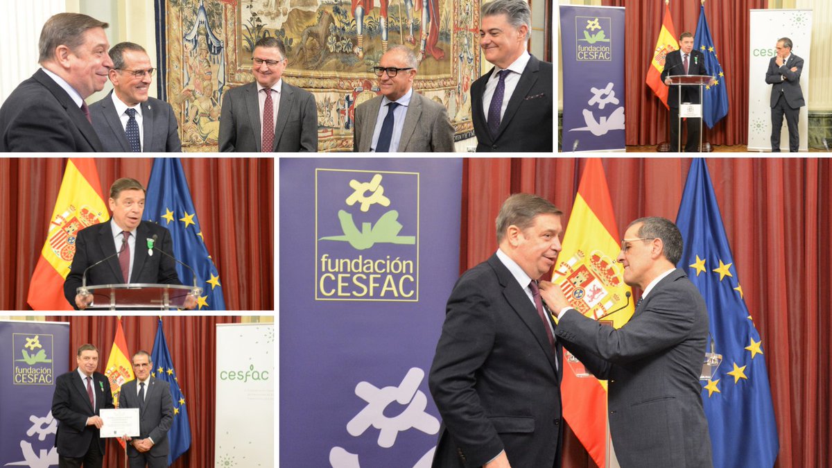 Muy honrado por la condecoración al Mérito en Alimentación Animal que me ha concedido la Confederación Española de Fabricantes de Alimentos Compuestos para Animales (<a href="/cesfac/">CESFAC</a>).

Entre todos, logramos superar circunstancias extraordinarias que nos unen y nos hacen más fuertes.