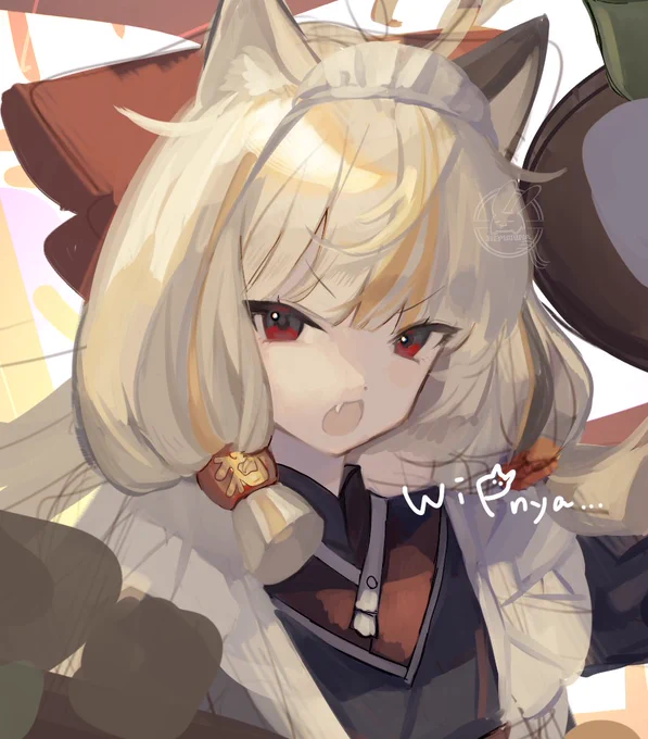 うちのこ和メイドネコチャンを描いています…#ヘモリーナダイアリー 