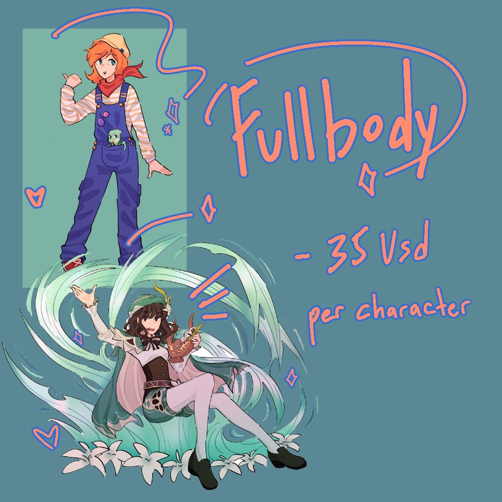 zelzwka's tweet photo. Hello everyone! I’m back with an updated commission sheet! Dm me if interested!!💋💫💐 https://t.co/6kGeRez5Lt