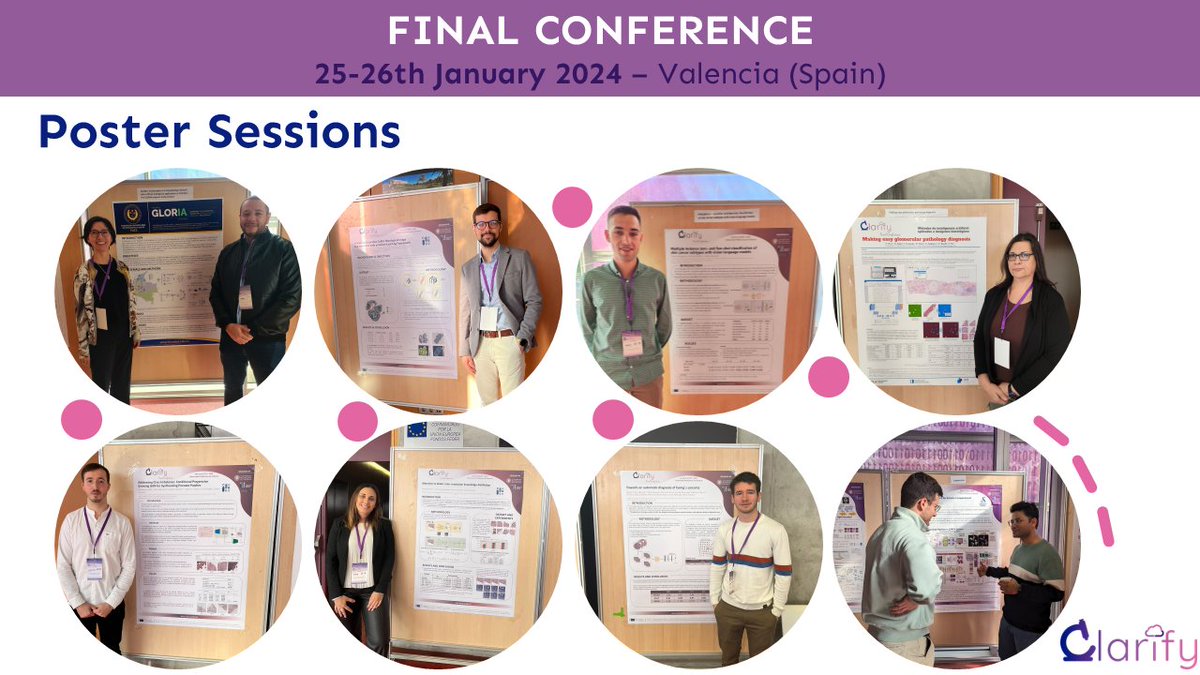 Poster Session:

📜Enjoyed a refreshing break between sessions to immerse ourselves in an insightful poster session featuring 8 external posters alongside our ESRs' innovative contributions!🚀💡

#PosterSession #ResearchInsights #AIinMedicine #DigitalPathology #InnovationShowcase