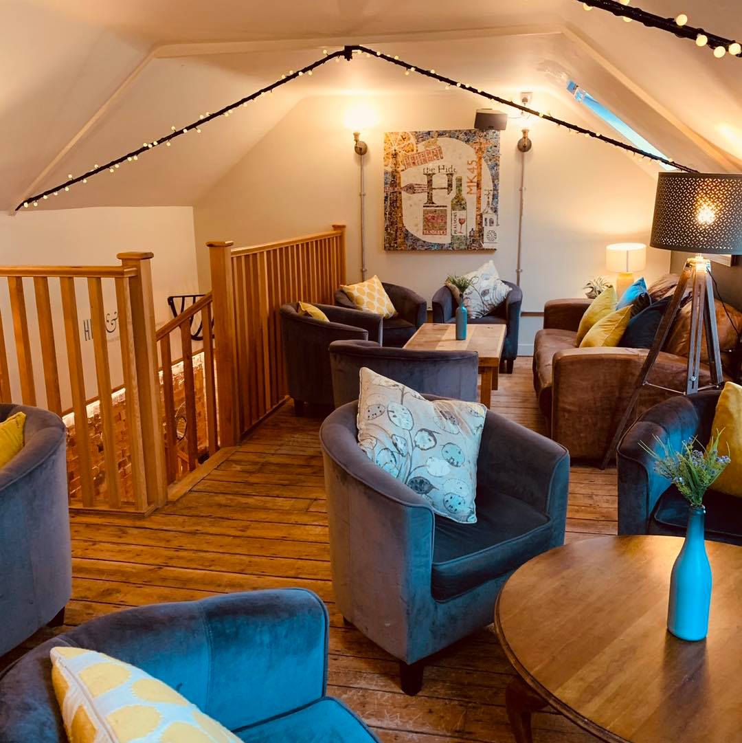 Our cozy corners are waiting for you this Friday. Bring a friend and enjoy the warmth of the Hide, grab a drink and let's have a tickle x