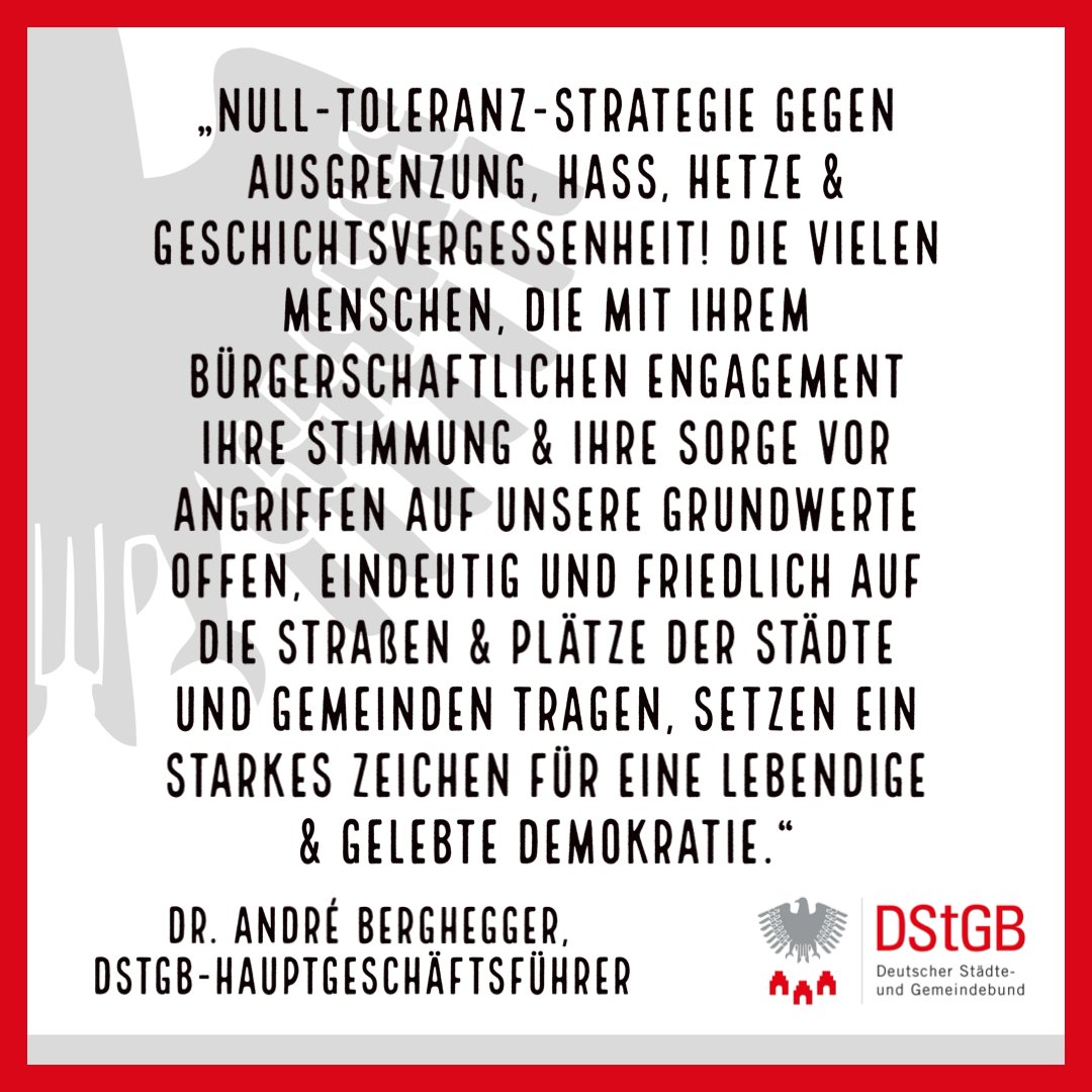 Extremisten liefern keine Lösungen für eine demokratische Gesellschaft. Null-Toleranz-Strategie gegen Ausgrenzung, Hass, Hetze & Geschichtsvergessenheit! #demokratieleben #demokratiestärken #demokratieverteidigen #Gemeindebund #Kommunen #vielfalt