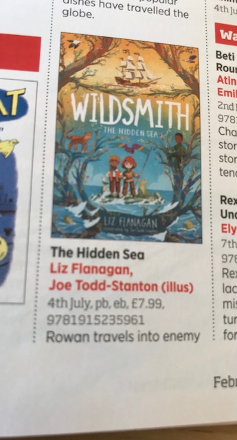 There's a sneak peek of Wildsmith: The Hidden Sea (book 3) in The Bookseller Buyer's Guide today: Rowan finds herself in enemy territory & makes some surprising discoveries while facing danger. Far from home, is she the one who needs to be rescued this time? Art @Joetoddstanton