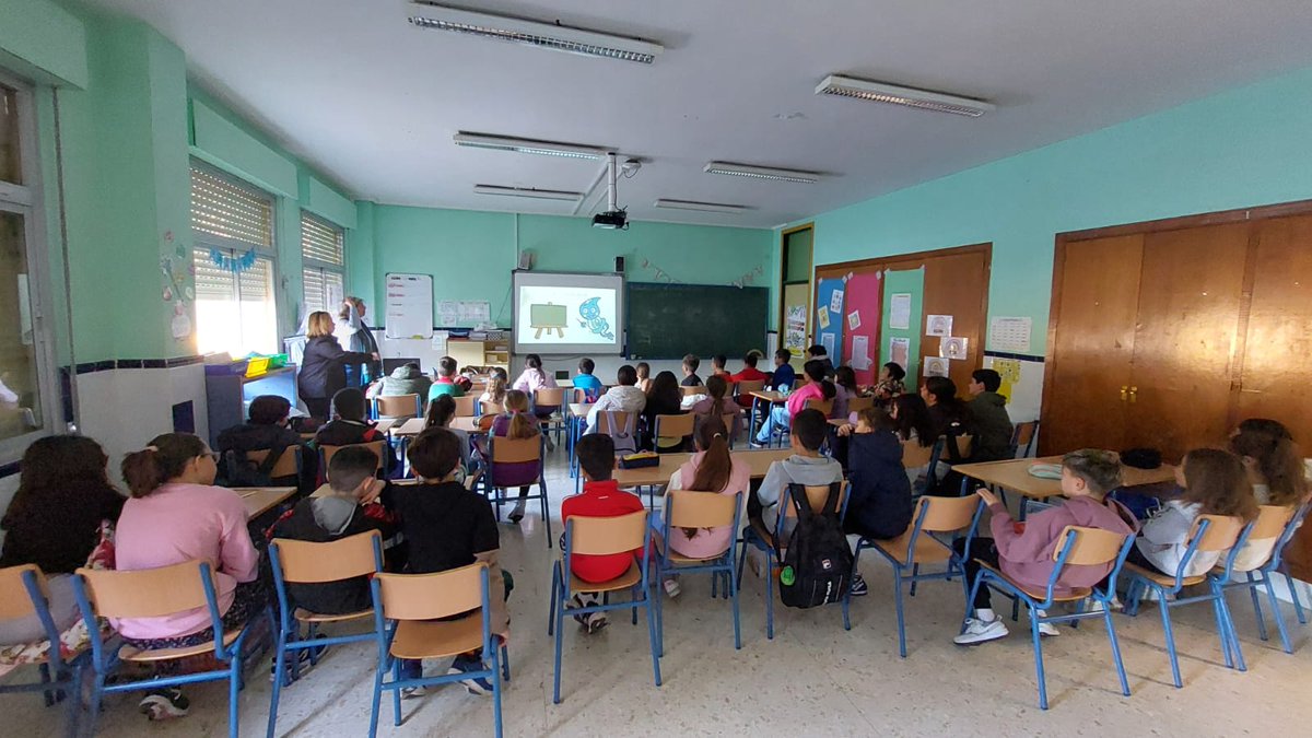 Hoy hemos podido visitar a los niños y niñas de 3º, 4º, 5º y 6º de Primaria del  <a href="/ceipbenito/">Ceip Benito Málaga</a> 📚 

Han aprendido lo importante que es ahorrar y cuidar el agua💧 

¡Muchas gracias por vuestra atención! ☺️