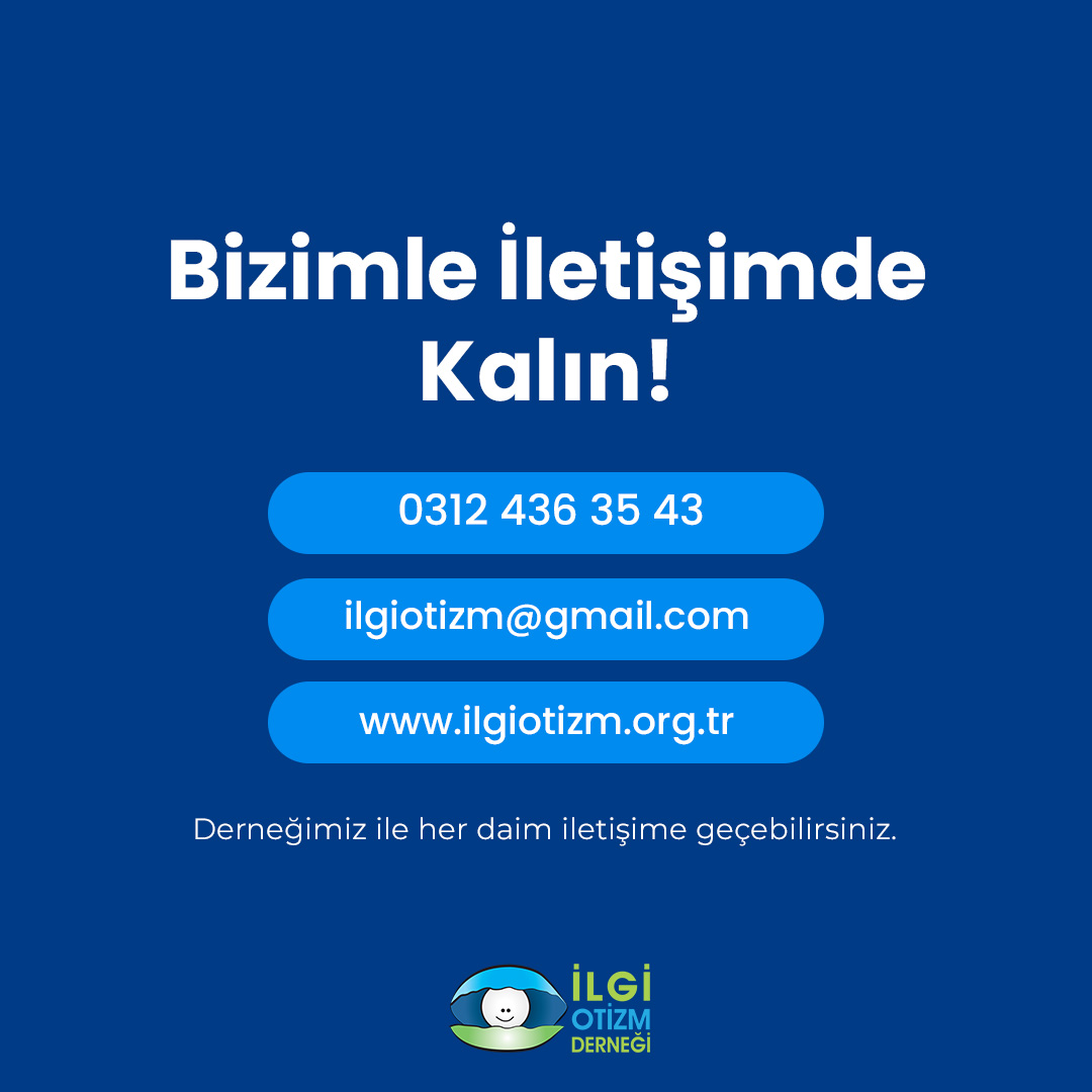 Derneğimiz ile ilgili her türlü soru, öneri, şikayet, sosyal sorumluluk projeleri için bizimle iletişime geçebilirsiniz.

📞 0312 436 35 43
📧 ilgiotizm@gmail.com
📌 ilgiotizm.org.tr