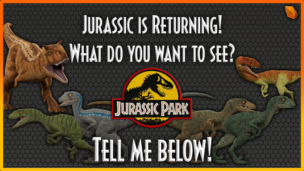 With the Jurassic franchise returning, what do you think is going to happen with this new direction? What species would you like to see included in this new film?

#JurassicPark #JurassicWorld #BringBackJWRPG