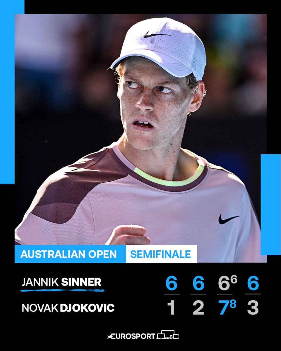 I̷M̷𝗣𝗢𝗦𝗦𝗜𝗕𝗜𝗟𝗘.

#EurosportTennis #AusOpen #Sinner #Djokovic