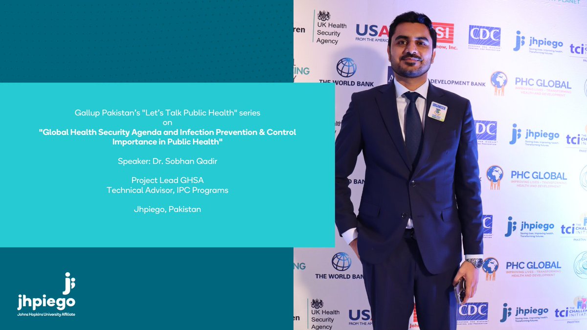 will be the Guest speaker in the "Let's Talk Public Health" series on the topic of "Global Health Security Agenda and Infection Prevention &amp; Control  in Public Health".
📅Friday, January 26, 2024, 
⏲️4:00 pm PKT
🔗 us02web.zoom.us/j/86000540955
Meeting ID: 860 0054 0955
