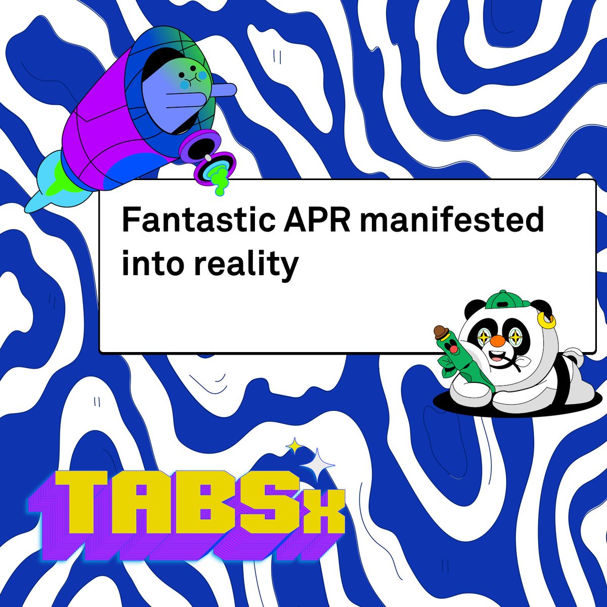 TABSxProtocol's tweet image. Term: $TABSX
Definition: simply yield go brrrrr

Numbers go up. Simple.

Don't let fancy words in a gitbook vaporize you