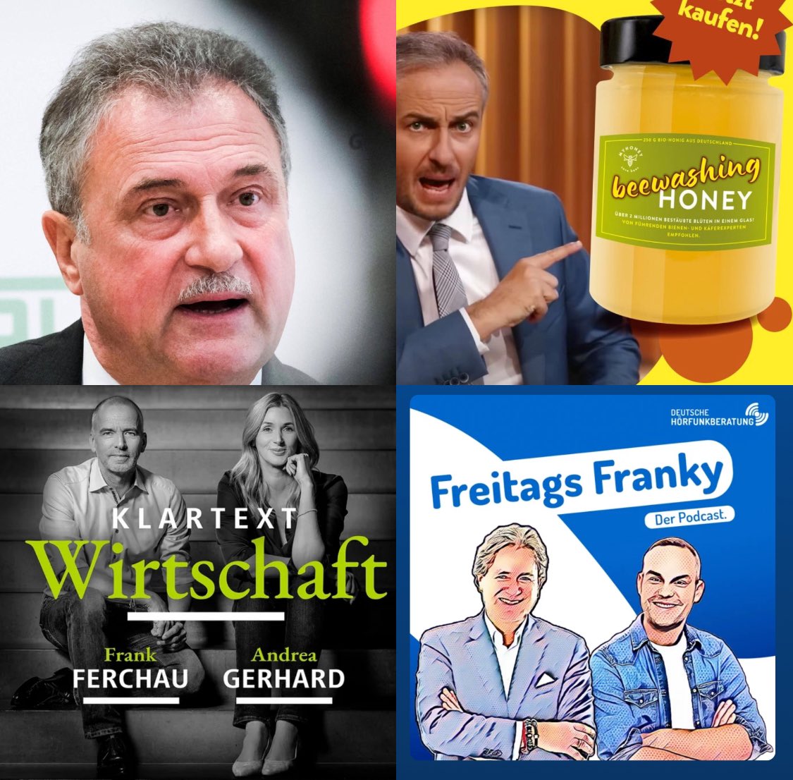 Bahnsinn. Böhmermann‘s Honig Gate. Sachsen entdeckt die Digitalisierung. Ein hörenswerter neuer Podcast. Ich bin wieder Frequent Traveller und mehr. Alles drin in der neuen #podcast Folge von „FreitagsFranky“ @radiopragentur ▶️ open.spotify.com/episode/4cPqGL…