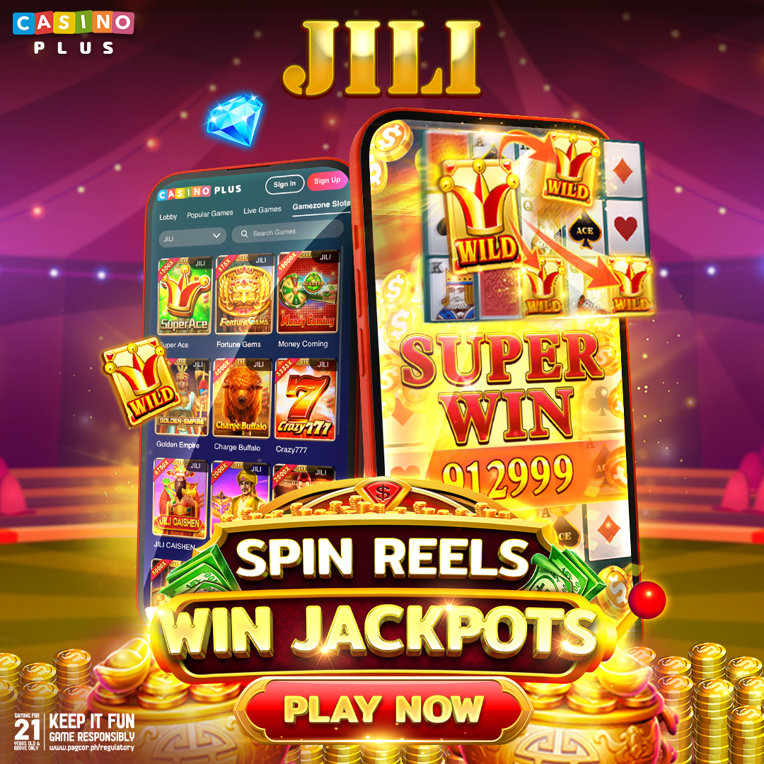 casinoplusph's tweet photo. Ready for the ultimate spin?  🎰

Play Super Ace, Money Coming and more on Jili Games and win the P20,000,000 Grand Jackpot now!