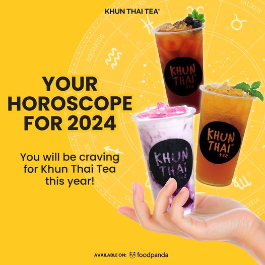 JeremyLee8227's tweet photo. Ito ang sinasabi ng iyong kapalaran ✨ Magcracrave ka ng Khun Thai Tea this 2024! Siguradong lucky ang taon mo kung Khun Thai Tea ang go-to drink mo!
#khunthaiteaphilippines #khunthaitea #foodieph
📍SM MOA
⌚️Daily 10AM-10PM

https://t.co/nCMKLX6oNn https://t.co/91DWqWJ29i