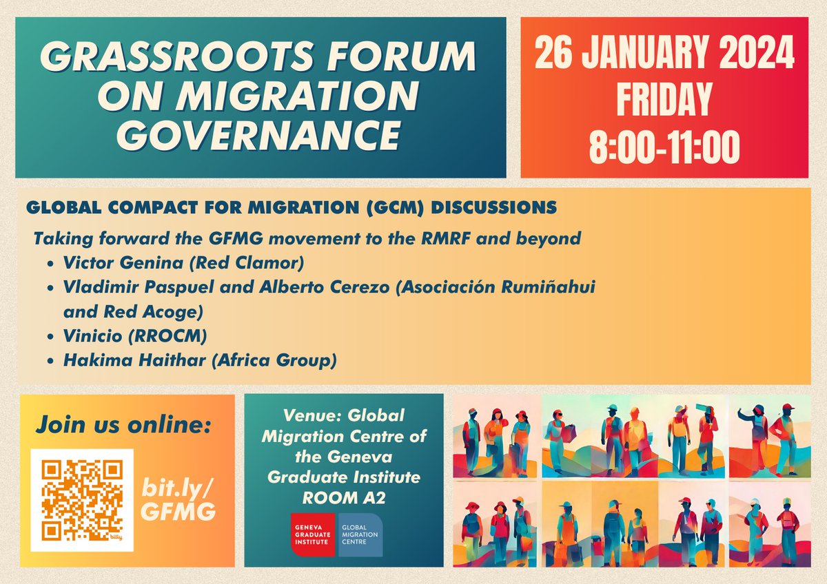 #GFMD14 may have finished last night with the closing ceremony but that does not mean the end of civil society advocacy. Hybrid Grassroots Forum on #Migration Governance #GFMG starting now, including a proposal of civil society indicators for the Global Compact on Migration #GCM