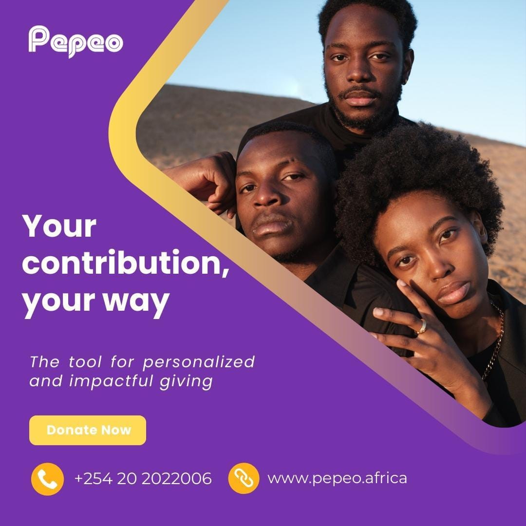 Transform kindness into impact.
Donate with us on Pepeo where every contribution sparks positive change.😊
#pepeo 
#www.pepeo.africa
#bybrainverse
