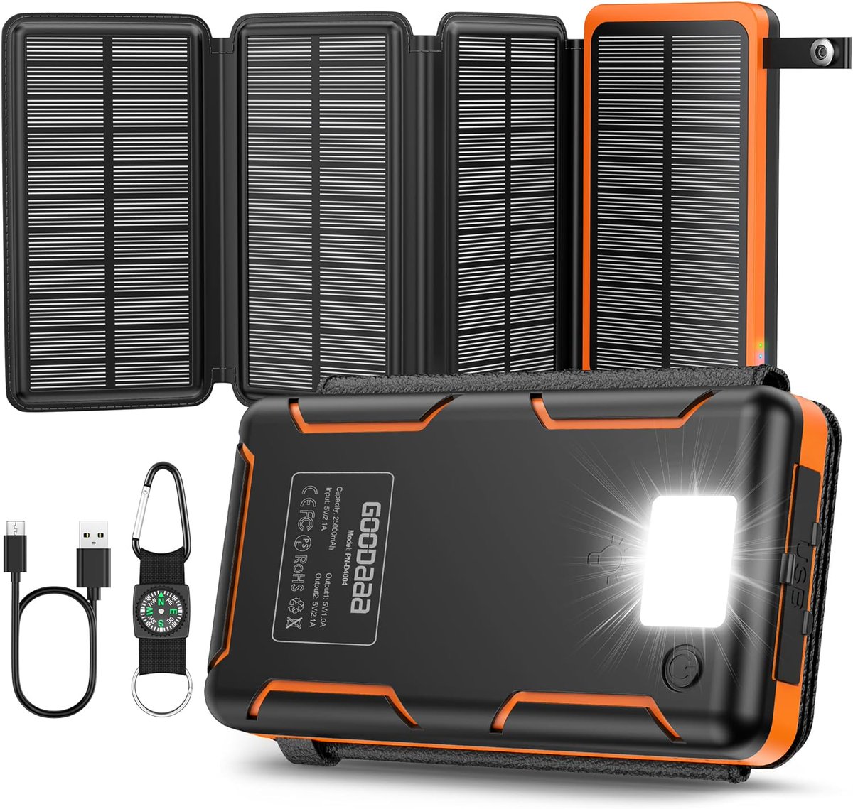 daaa_goo14906's tweet photo. GOODaaa Solar Power Bank, 25000 mAh Solar Charger with 2 Output Ports and 1 Input Port
LINK IN MY BIO๐๐
#goodaaa #solar #power #bank #highcapacity #amazon #camping #wireless #handcrank #charger #adventure #emergency #strong #flashlight #4cables #outdoorlife #dustproofcover https://t.co/xO5hu7GP0Q