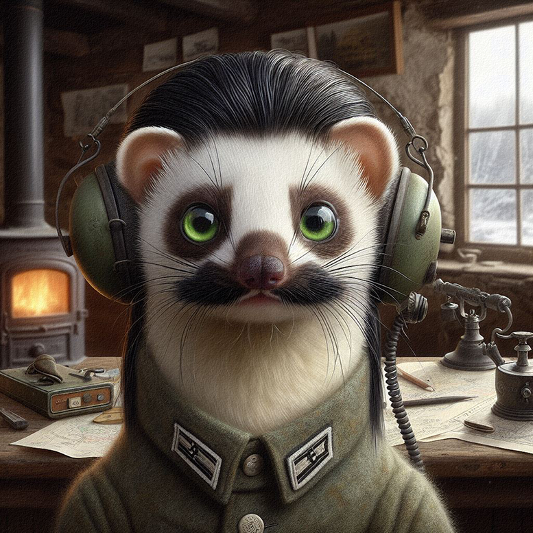 edartiss's tweet photo. Very cool radio operator!!! 🙂
Unique character CATCHISS
https://t.co/wtdd9JtIKt
#NFT #creativity #funny #animals #fantasy #art #unrealworld #adventure #fiction #WorldWarII #radiooperator #walkietalkie #cool #radio https://t.co/M8RB1h8Kwc