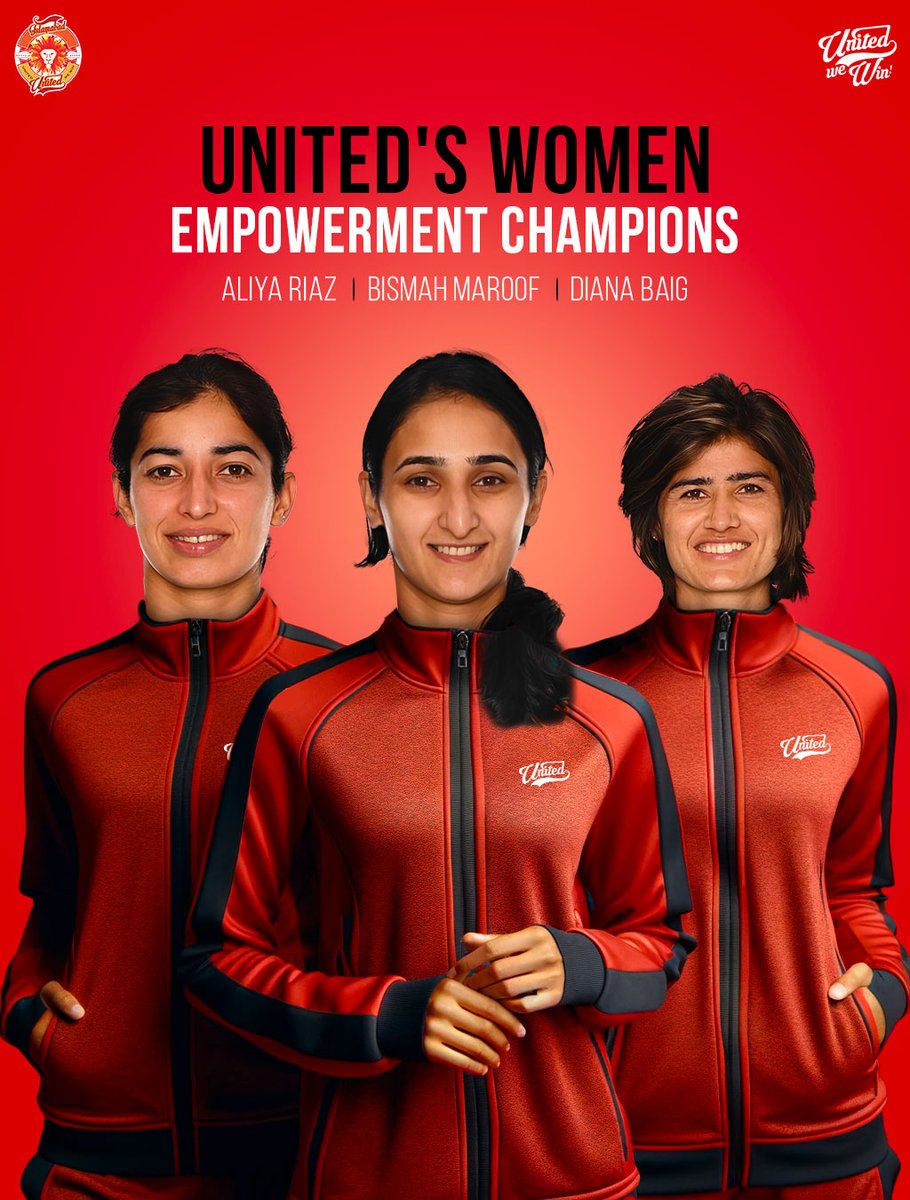 Announcing our Women Empowerment Champions: @maroof_bismah, @aliya_riaz37 & @baig_diana. The #WomenEmpowerment Champions initiative aligns with our broader vision of creating positive societal impact through sports. Press Release: tinyurl.com/4y25kn7p #UnitedWeWin #HBLPSL9