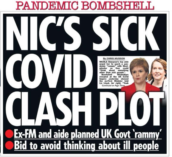 RealStephenKerr's tweet image. I urge you to spread the word. Nicola Sturgeon has been caught red-handed focusing on starting fights with the UK Govt instead of tackling the COVID pandemic. It's an utter bombshell- and shameful.

I guess COVID didn't sell independence well enough for the SNP.