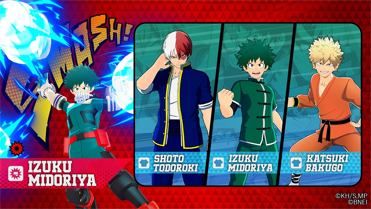 新PURコスチューム紹介！ ＼ 「”個性”技セットガシャ(S3) 緑谷」より