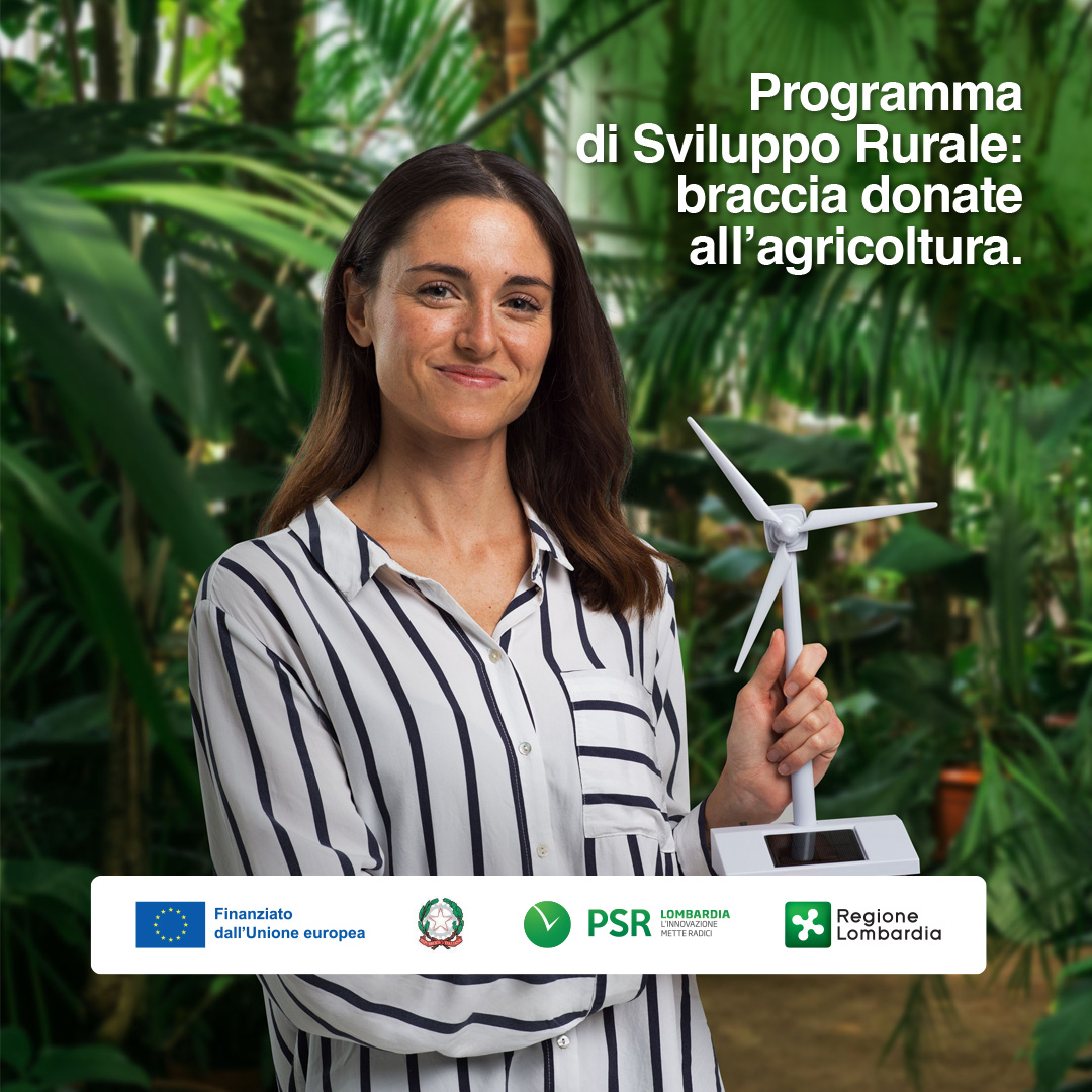 RegLombardia's tweet photo. #SviluppoRurale #PAC2327
Scopri quello che puoi fare per la sostenibilità ambientale con gli interventi per lo Sviluppo Rurale.
Con 39 linee di intervento e 835 mln di € di fondi da erogare, la Lombardia sostiene tutto il settore agricolo.
➡️ https://t.co/yIFniTU0iP https://t.co/HRScEErYk8