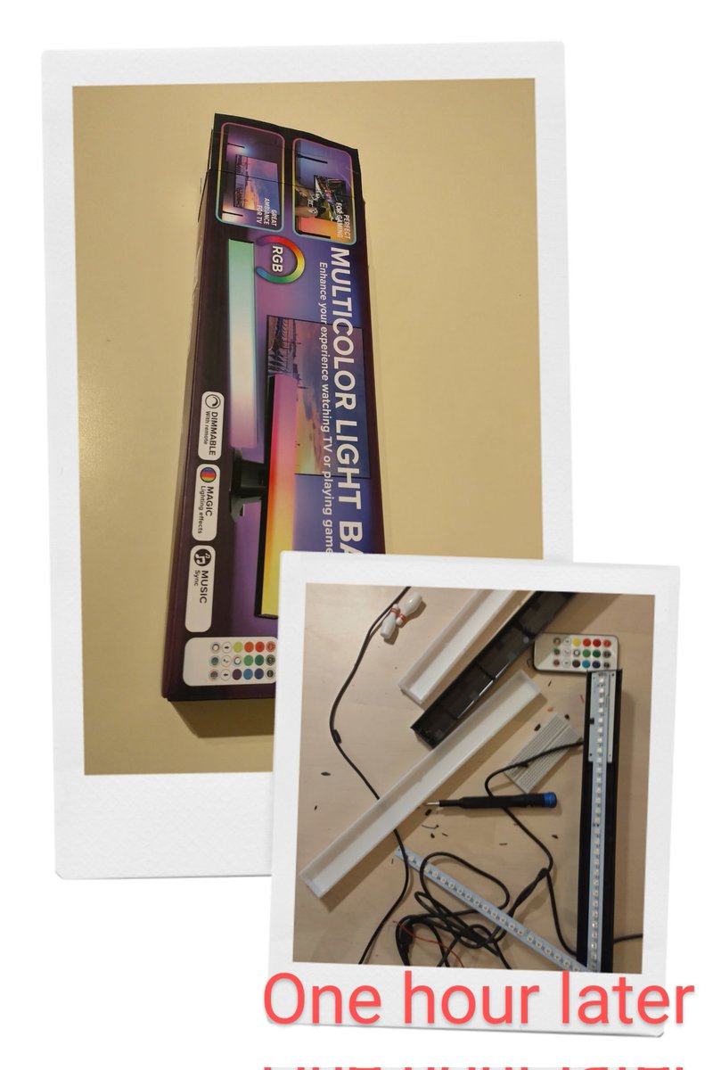 dutchkleo's tweet image. Hee, cool, een lightbar in allerlei kleuren die reageert op geluid... One hour later... #funmetprodukten #customizeit #leerzaam #leerjenietopbasisschool #loveit #nieuwsgierig