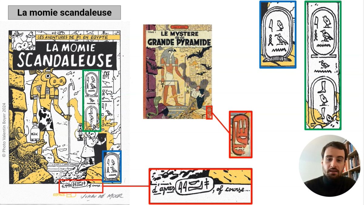 Valent1boyer's tweet photo. 😊 Très content d'avoir pu faire une communication hier pour le colloque international @egypopcultlx qui a lieu à Lisbonne !
#egyptomania #egyptianrevival #comics #Egypt #popculture #offprint #bookplate @issegyptomania https://t.co/9hAf5dQ3EH