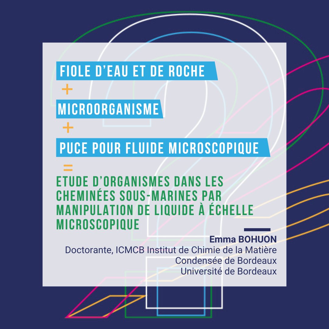 [Bureau des enquêtes] Emma BOHUON, Doctorante à l'@icmcb vous a fait deviner sa recherche le 21/01🔎 😉 RDV dimanche 28/01 à Cap Sciences pour la prochaine enquête ! @CNRSAquitaine @univbordeaux @UBMontaigne @INRAE_France @Inria @NvelleAquitaine @BordeauxINP @ScPoBx