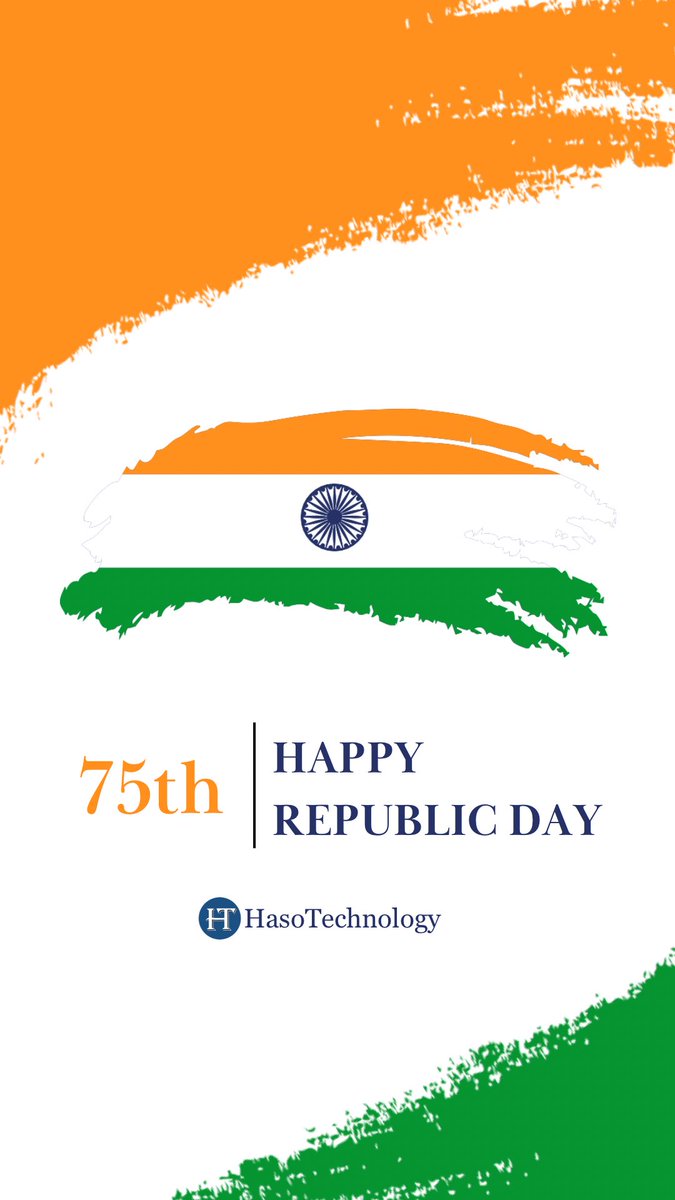 🇮🇳 Celebrating India's 75th Republic Day with pride and joy! 🎉 we're honored to contribute to the nation's progress through technology. 🚀 Happy Republic Day to all our fellow Indians! 🙌 #India75 #RepublicDay2024 #TechForProgress #ProudIndian #SoftwareDevelopment 🇮🇳