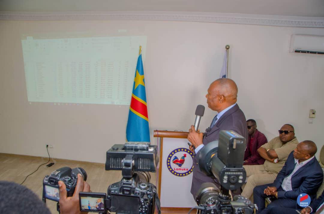 En conférence de presse, la coordination des opérations #électorales_de_Lamuka (COEL) en sigle, considère qu'il n'a pas eu d'élection en RDC mais plutôt un simulacre. 

Par ce fait,la #COEL rejette en bloc les résultats de ce simulacre d'élections. <a href="/RL_Patriote/">Roland</a>