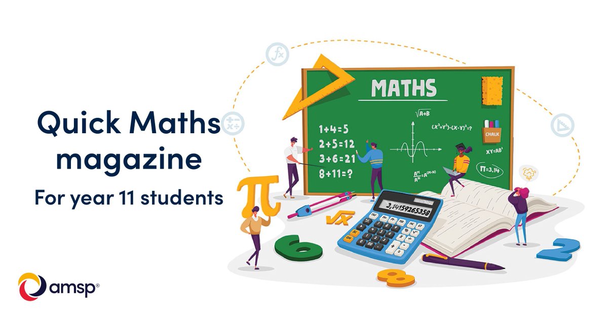 Our Year 11 issue of Quick Maths is now ready for download!

Click here to find out more 👉  buff.ly/42eu5R7