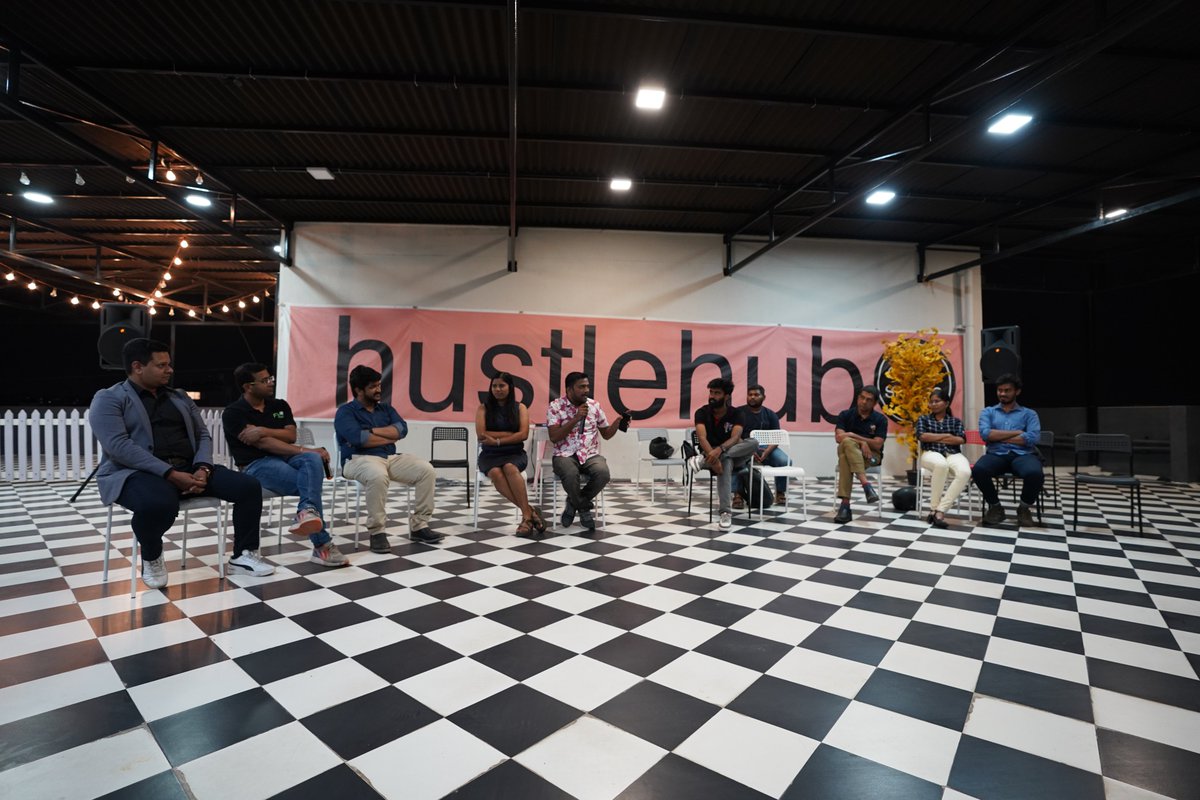 CodeWithDolly's tweet image. Incredible founder-to-founder event! Eye-opening talks bridging hardware/software. Thanks, Manesh, Saurya, Harsha, Rana for insights on Construction, Healthcare, robotics, Packaging & more.
Special thanks to @eChaiVentures for curating this enriching experience. #Foundermeetup