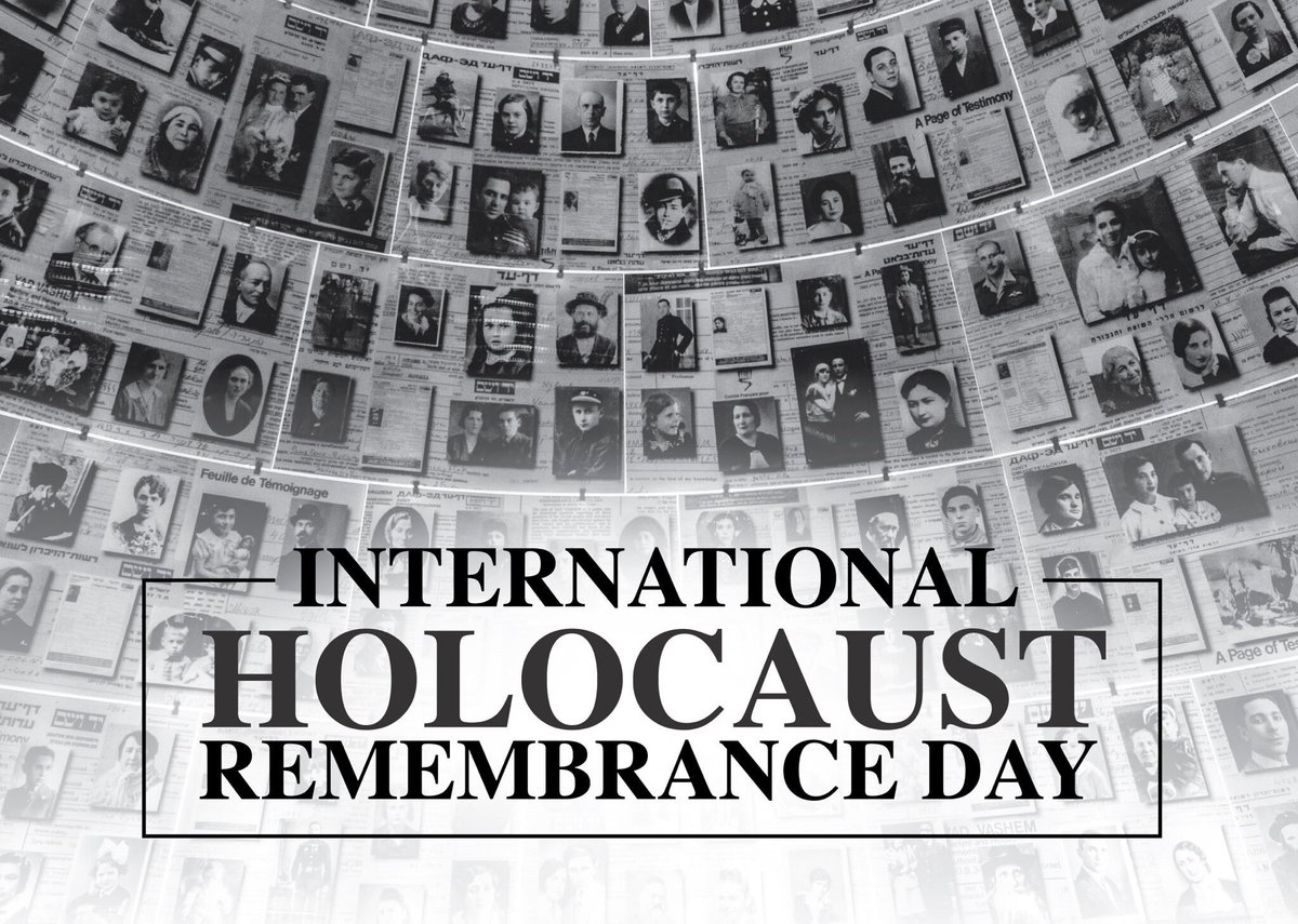 Tomorrow is International Holocaust Remembrance Day. Never again is now.