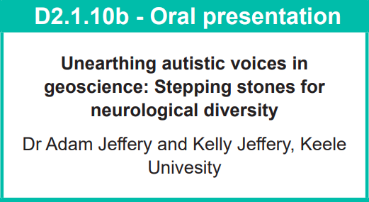 Dr Adam J. Jeffery (@agpaitic_adam) on Twitter photo If you're interested in making #HigherEducation #inclusive to #autistic learners, our team has been accepted to share autistic voices in #geoscience at the <a href="/AdvanceHE/">Advance HE</a> #TLConf24 conference in July.
#geology #autism <a href="/SLRogersGeol/">Steven Rogers</a> <a href="/JulieH_Psyc/">Prof Julie Hulme</a> <a href="/KellyJeffery87/">Kelly Jeffery</a> <a href="/CatHallam1/">Cat Hallam 🕊</a> et al. If you're interested in making #HigherEducation #inclusive to #autistic learners, our team has been accepted to share autistic voices in #geoscience at the <a href="/AdvanceHE/">Advance HE</a> #TLConf24 conference in July.
#geology #autism <a href="/SLRogersGeol/">Steven Rogers</a> <a href="/JulieH_Psyc/">Prof Julie Hulme</a> <a href="/KellyJeffery87/">Kelly Jeffery</a> <a href="/CatHallam1/">Cat Hallam 🕊</a> et al.