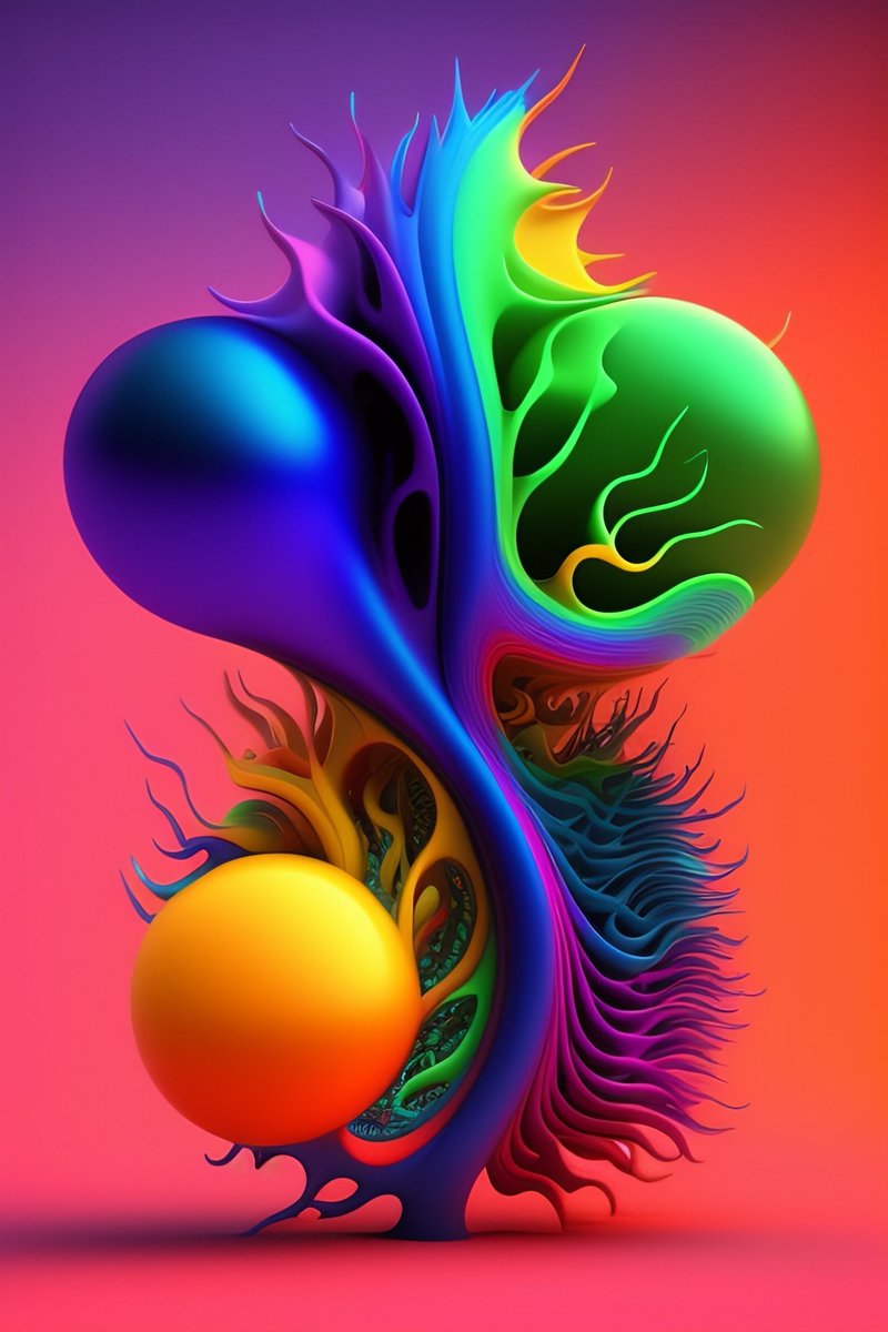 AI_ImageMuseum's tweet photo. A peek into a world where colors sing and shapes defy expectations.
#abstractsculpture #contemporaryart #artinstallation #colorfulartistry #joyfulcreativity #whimsicalartwork #sphereart #redandyellow #artgallery #museumvibes #instaart https://t.co/tlsTdQwBuD