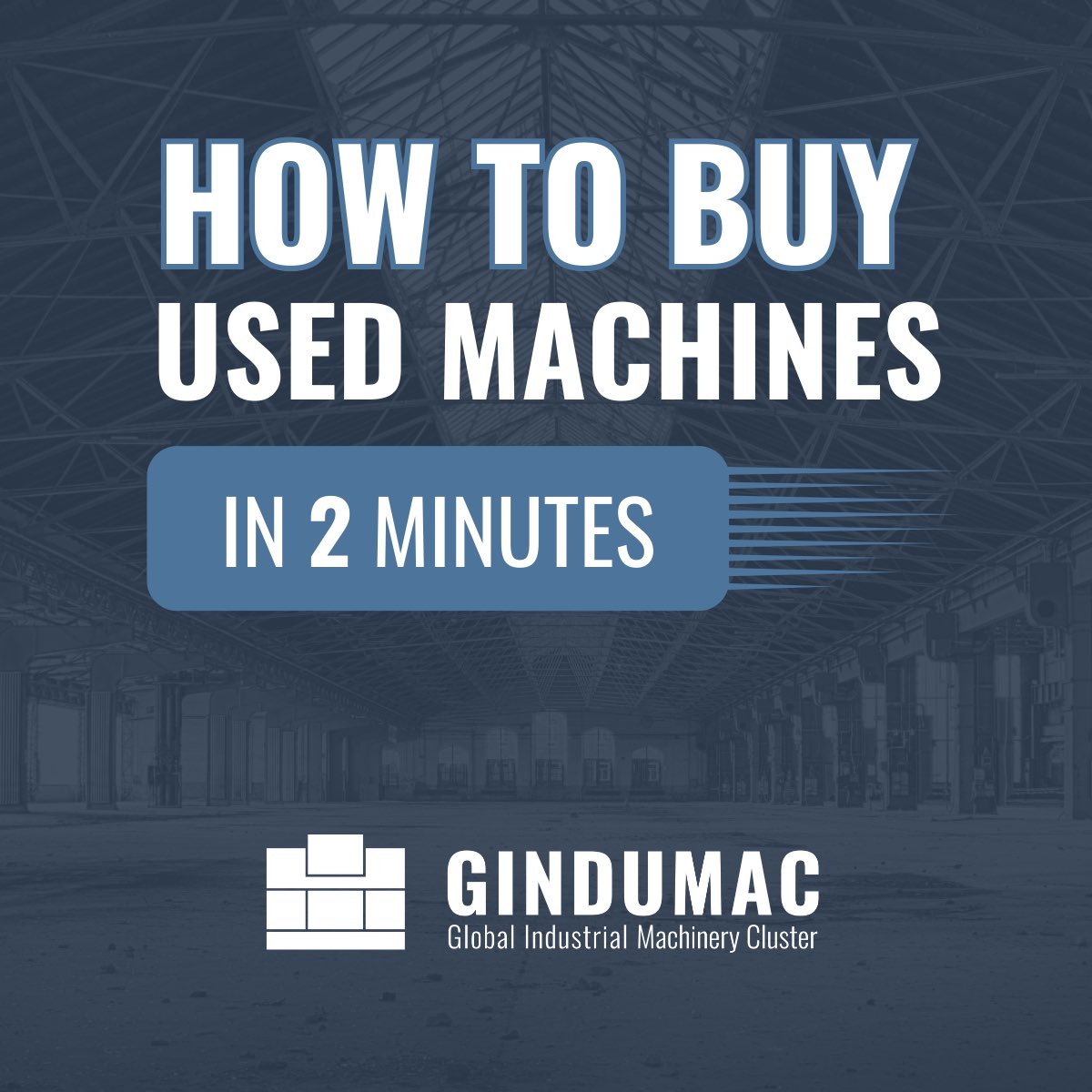 How to #buy #usedmachines from us! 
It only takes 2 minutes to start the process:

💻 Go to gindumac.com
🔵  Click the BUY FROM US button
💻 E.g. search by brands of interest
▶ Over > 900 machines available 
💶 All machines with transparent ExWorks