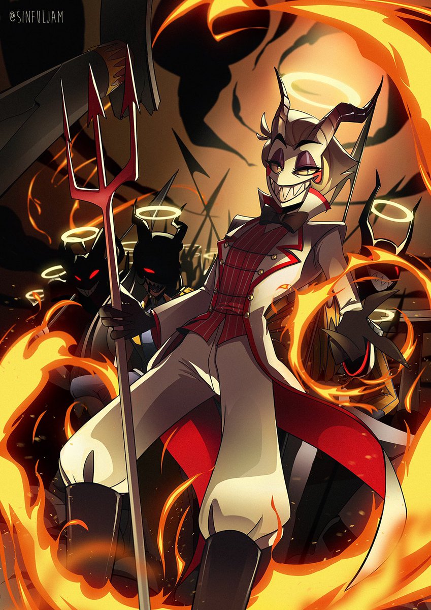 SINFUL_jam's tweet photo. Join the rebellion! 

#HazbinHotel #HazbinHotelFanart #HazbinHotelLucifer #LuciferMorningstar https://t.co/ZHDaKo9xpN