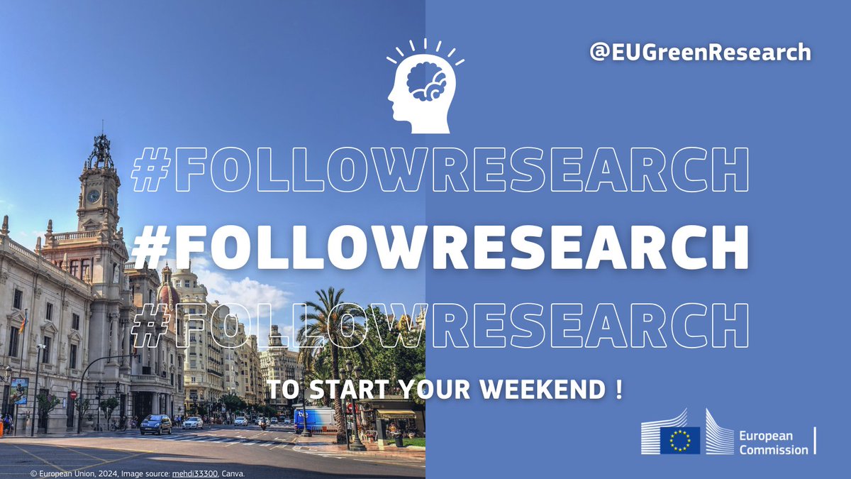 #FollowResearch to start your weekend! DYK that Valencia is the #EUGreenCapital 2024? It's great to see that the city is leading the way in #sustainability. Get to know EU projects working to build green cities: @URBi_NAT @CLEVER_Cities @VARCITIES1 @edicitnet #FollowFriday