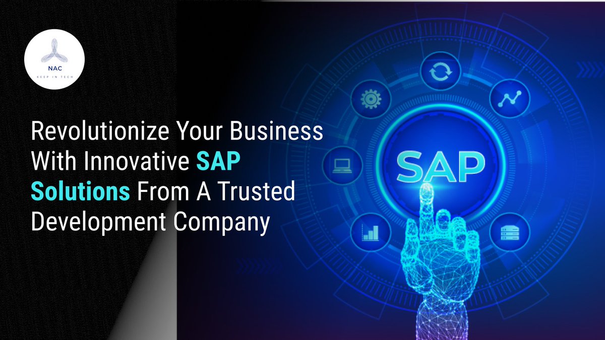 nactechsolution's tweet image. Revolutionize your business with innovative SAP solutions from a trusted development company. bit.ly/3T9osRW
#SAP #SAPSoftware #saperp #SaudiArabia #USA #Riyadh #ERPSystems #InventoryManagement #SupplyChainManagement #softwaredevelopment #SAPexperts #nactechsolution
