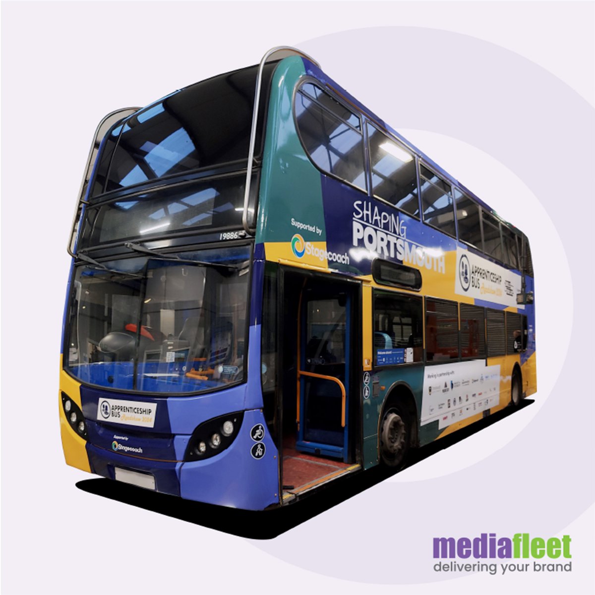 Mediafleet (@mediafleetltd) on Twitter photo Hot off the press!
We are thrilled to be involved in such a fantastic project, in partnership with <a href="/ShapingPortsmth/">Shaping Portsmouth</a> and <a href="/StagecoachSouth/">Stagecoach South</a>, supporting their Apprentice Bus campaign.
A huge #thankyou to all teams involved. Stay tuned for more exciting updates!
#Mountjoy #NAW2024 Hot off the press!
We are thrilled to be involved in such a fantastic project, in partnership with <a href="/ShapingPortsmth/">Shaping Portsmouth</a> and <a href="/StagecoachSouth/">Stagecoach South</a>, supporting their Apprentice Bus campaign.
A huge #thankyou to all teams involved. Stay tuned for more exciting updates!
#Mountjoy #NAW2024