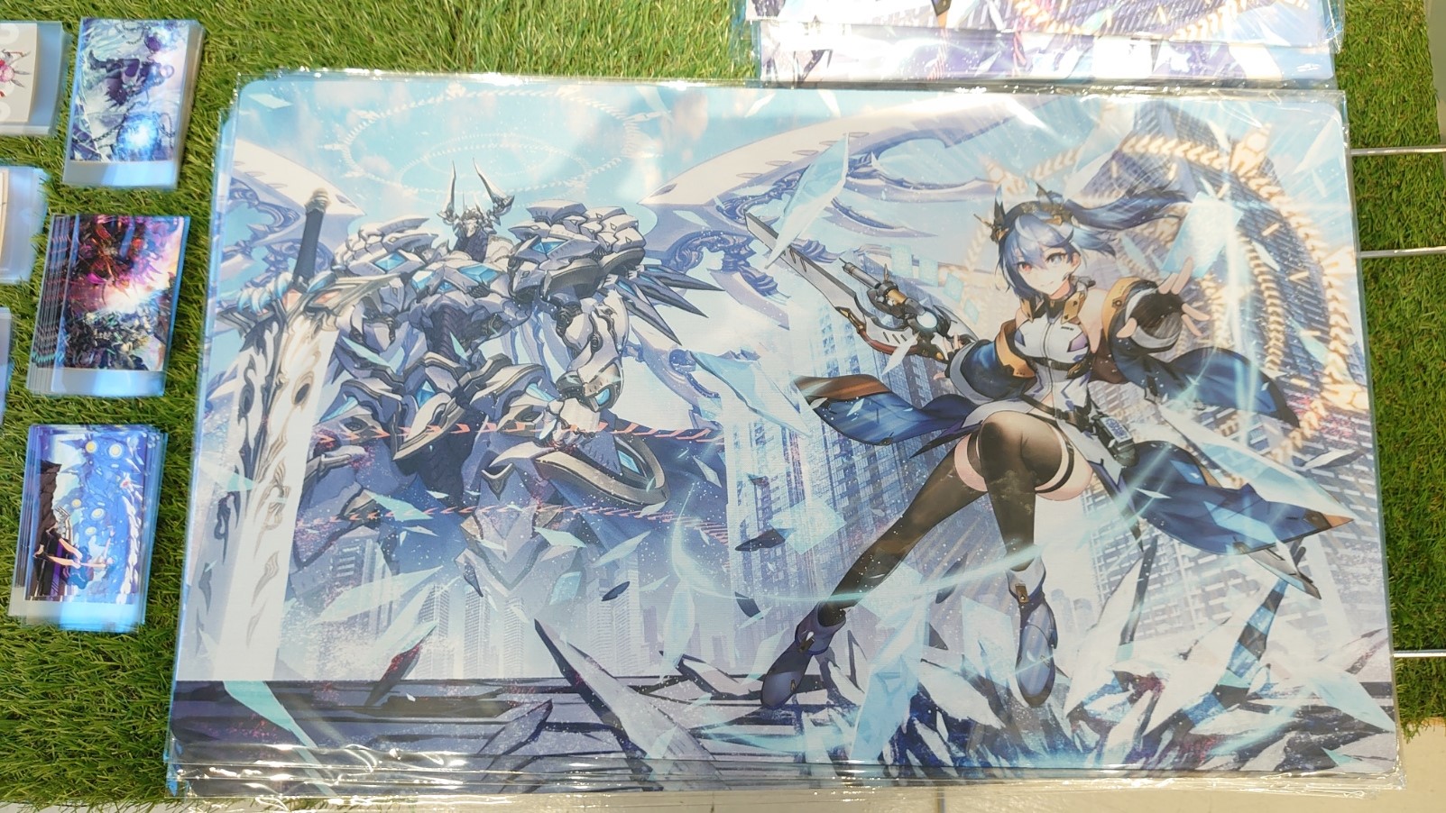 mtg プレイマット　夢子/北熊/中村エイト/田中健一書き下ろし ☆北熊先生☆描き下ろし☆召竜の魔女☆先行販売☆プレイマット