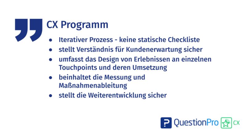 questionpro_de's tweet photo. CX-Programm: wie soll ein solches eigentlich aufgebaut werden? Wir zeigen Ihnen eine kurze Checkliste 👇
#QuestionPro #CX #CustomerExperience https://t.co/PzNj32gnEO