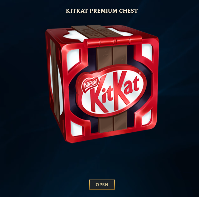 Jordan00218's tweet photo. ty @KITKATGaming for the chest, sadly i got a ward :( https://t.co/a7txHBtu6r