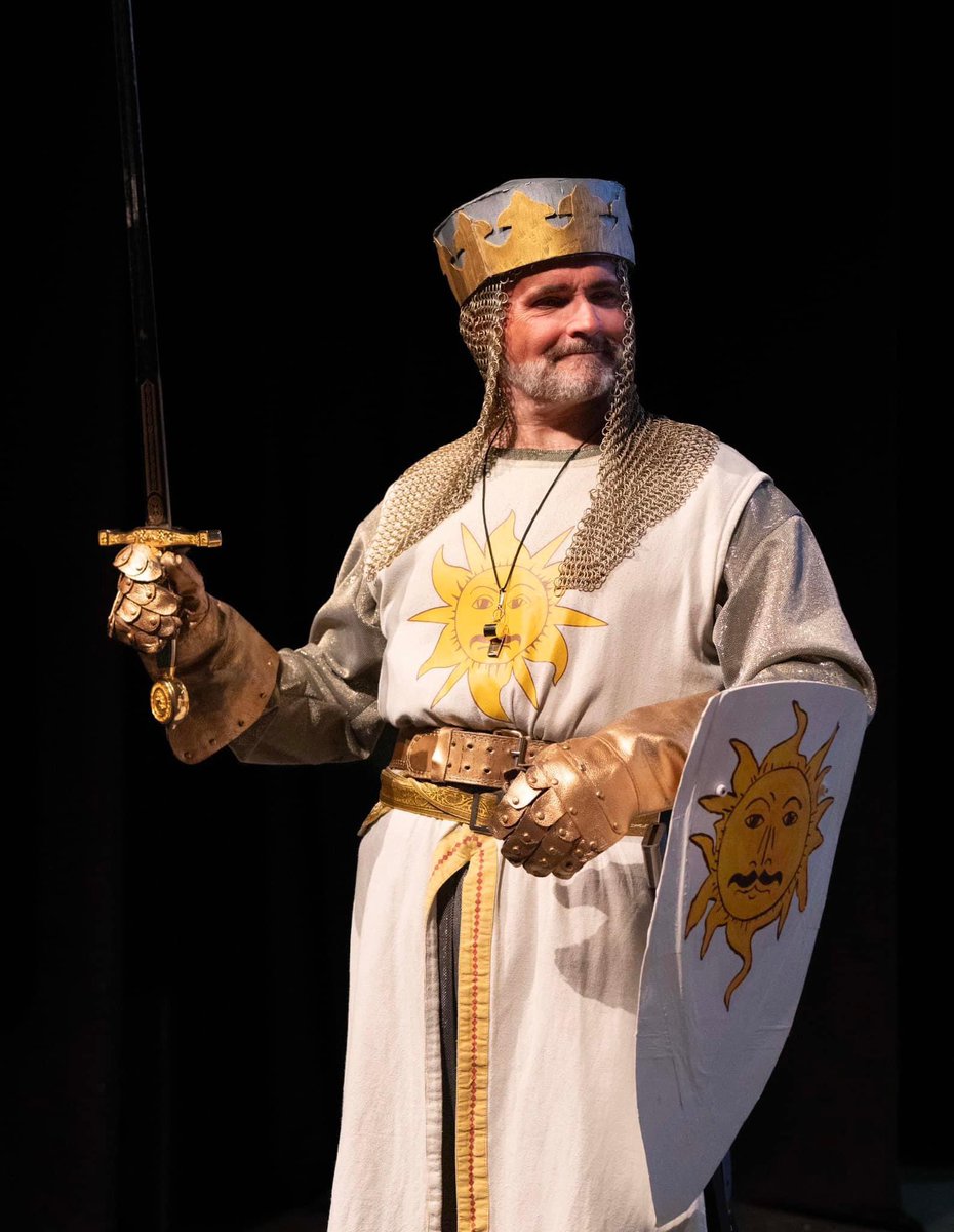 I am beyond proud of my husband this week. We are both taking part in SOS’s production of Spamalot this week. He was born to play King Arthur 😍 Tickets still available for the matinee tomorrow if I can tempt anyone….. @InsolLawMan @SotonOpera @MASTStudios