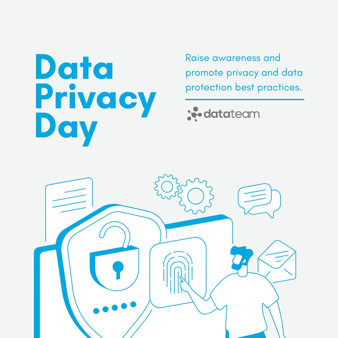 datateamtech's tweet photo. 👩‍💻On January 28th, let's remember data security on Data Privacy Day! Protecting our data is crucial every day. #DataPrivacy 🛡️
------------------------------
🧑‍💻28 Ocak Veri Güvenliği Günü'nde bilgi güvenliğini hatırlayalım! Verilerimizi korumak, her gün önemli. #VeriGüvenliği 🛡️ https://t.co/u9wqp4Lk2y