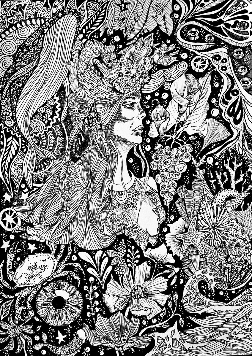 Good morning ☀️ 

“Cosmic dance of imagination”
Available on <a href="/objktcom/">objkt</a> 

5 $XTZ
LINK in below 👇🏻