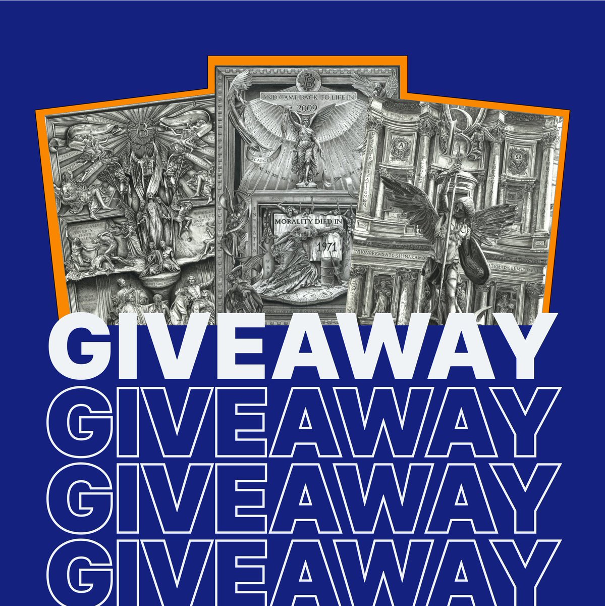 Relai 🇨🇭 (@relai_app) on Twitter photo 🎁BITCOIN ART GIVEAWAY!🎁
We're giving away 3 high-quality #bitcoin prints from my favorite artist <a href="/bitcoin__apex/">Bitcoin_apex</a>🎁
To enter the giveaway:
🔁Repost and like this post
💙Follow <a href="/bitcoin__apex/">Bitcoin_apex</a> and <a href="/relai_app/">Relai 🇨🇭</a>
We'll reveal the winner tomorrow 👀
Good luck! 🍀 🎁BITCOIN ART GIVEAWAY!🎁
We're giving away 3 high-quality #bitcoin prints from my favorite artist <a href="/bitcoin__apex/">Bitcoin_apex</a>🎁
To enter the giveaway:
🔁Repost and like this post
💙Follow <a href="/bitcoin__apex/">Bitcoin_apex</a> and <a href="/relai_app/">Relai 🇨🇭</a>
We'll reveal the winner tomorrow 👀
Good luck! 🍀