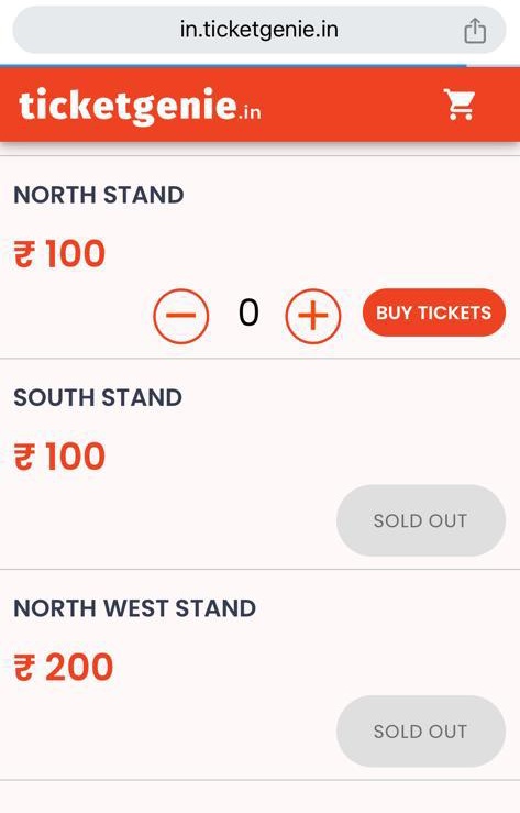 South Stand and North West Stand sold out already. #EastBengalFC fans now buying East Stand tickets.

Sunday we shall see a massive invasion of Red and Gold sea into Kalinga!

Get your tickets fast and flock to Bhubaneswar on Sunday.

#KalingaSuperCup #EBFCOFC #JoyEastBengal